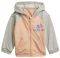 AKI ADIDAS PERFORMANCE BADGE OF SPORT FULL-ZIP HOODIE JOGGER SET / (86 CM)