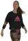  ADIDAS PERFORMANCE ADIDAS X FARM RIO PRINT LOOSE CROPPED FLEECE LOGO SWEATSHIRT  (L)