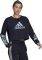  ADIDAS PERFORMANCE X FARM RIO PRINT LOOSE CROPPED FLEECE LOGO SWEATSHIRT   (XL)
