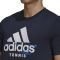  ADIDAS PERFORMANCE TENNIS GRAPHIC LOGO TEE   (L)