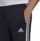  ADIDAS PERFORMANCE ESSENTIALS FLEECE TAPERED CUFF 3-STRIPES PANTS   (XL)
