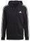 ΖΑΚΕΤΑ ADIDAS PERFORMANCE ESSENTIALS FRENCH TERRY 3-STRIPES FULL-ZIP HOODIE ΜΑΥΡΗ (XL) ΖΑΚΕΤΑ ADIDAS PERFORMANCE ESSENTIALS FRENCH TERRY 3-STRIPES FULL-ZIP HOODIE ΜΑΥΡΗ (XL)