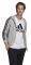  ADIDAS PERFORMANCE ESSENTIALS FRENCH TERRY 3-STRIPES FULL-ZIP HOODIE  (S)