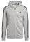  ADIDAS PERFORMANCE ESSENTIALS FRENCH TERRY 3-STRIPES FULL-ZIP HOODIE  (XXL)