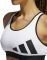  ADIDAS PERFORMANCE BELIEVE THIS MEDIUM-SUPPORT WORKOUT LOGO BRA  (S)