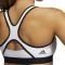  ADIDAS PERFORMANCE BELIEVE THIS MEDIUM-SUPPORT WORKOUT LOGO BRA  (S)