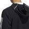 ADIDAS PERFORMANCE PLAYER 3-STRIPES WINDBREAKER JACKET  (L)