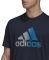  ADIDAS PERFORMANCE AEROREADY D2M LOGO TEE   (S)