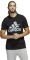  ADIDAS PERFORMANCE FLUID BADGE OF SPORT GRAPHIC TEE  (S)