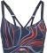  REEBOK LUX STRAPPY SPORTS BRA NATURE GROWN PRINT   (XS)