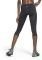  3/4 REEBOK WORKOUT READY MESH CAPRI TIGHTS  (XS)