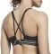  REEBOK LUX STRAPPY SPORTS BRA NATURE GROWN PRINT  (M)