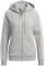  ADIDAS PERFORMANCE ESSENTIALS FLEECE 3-STRIPES FULL-ZIP HOODIE  (S)