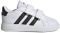  ADIDAS SPORT INSPIRED GRAND COURT LIFESTYLE HOOK AND LOOP / (UK:6K, EUR:23)