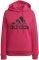  ADIDAS PERFORMANCE LOUNGEWEAR ESSENTIALS LOGO FLEECE HOODIE  (XS)