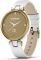  GARMIN LILY CLASSIC LIGHT GOLD & WHITE LEATHER