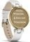  GARMIN LILY CLASSIC LIGHT GOLD & WHITE LEATHER