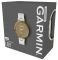  GARMIN LILY CLASSIC LIGHT GOLD & WHITE LEATHER