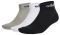  ADIDAS PERFORMANCE LINEAR ANKLE CUSHIONED SOCKS 3P // (37-39)