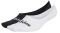  ADIDAS THIN LINEAR BALLERINA SOCKS 2P / (37-39)