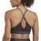  REEBOK LUX STRAPPY MODERN SAFARI PRINT BRA  (XL)