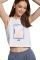   BODYTALK SMUDGE CROPPED TOP  (S)