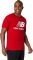  NEW BALANCE ESSENTIALS STACKED LOGO TEE  (M)