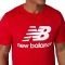  NEW BALANCE ESSENTIALS STACKED LOGO TEE  (M)