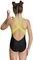  ARENA WAVES BREAKING V BACK SWIMSUIT / (10/11 , 140 CM)