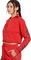 ZAKETA BODYTALK MATERIAL GIRL TURTLE NECK CROPPED ZIP SWEATER  (M)