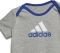  ADIDAS PERFORMANCE ESSENTIALS BIG LOGO BODYSUIT AND BEANIE GIFT SET  (62 CM)