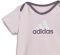  ADIDAS PERFORMANCE ESSENTIALS BIG LOGO BODYSUIT AND BEANIE GIFT SET  (68 CM)