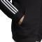  ADIDAS PERFORMANCE ESSENTIALS 3-STRIPES FRENCH TERRY OVERSIZED FULL-ZIP HOODIE  (M)