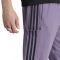  ADIDAS PERFORMANCE ESSENTIALS SINGLE JERSEY TAPERED OPEN HEM 3-STRIPES PANTS  (M)