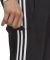  ADIDAS PERFORMANCE ESSENTIALS SINGLE JERSEY TAPERED OPEN HEM 3-STRIPES PANTS  (L)