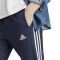  ADIDAS PERFORMANCE ESSENTIALS 3-STRIPES TAPERED OPEN HEM PANTS   (M)