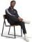  ADIDAS PERFORMANCE ESSENTIALS FLEECE 3-STRIPES 1/4-ZIP SWEATSHIRT  (M)