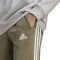  ADIDAS PERFORMANCE ESSENTIALS FLEECE 3-STRIPES TAPERED CUFF PANTS  (L)
