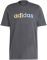  ADIDAS PERFORMANCE PRINTED LINEAR LOGO TEE  (S)