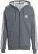  ADIDAS PERFORMANCE ESSENTIALS FLEECE 3-STRIPES FULL-ZIP HOODIE   (S)