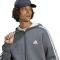  ADIDAS PERFORMANCE ESSENTIALS FLEECE 3-STRIPES FULL-ZIP HOODIE   (S)