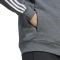  ADIDAS PERFORMANCE ESSENTIALS FLEECE 3-STRIPES FULL-ZIP HOODIE   (S)