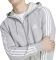  ADIDAS PERFORMANCE ESSENTIALS FLEECE 3-STRIPES FULL-ZIP HOODIE   (M)