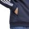  ADIDAS PERFORMANCE ESSENTIALS FLEECE 3-STRIPES FULL-ZIP HOODIE   (XL)