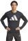 ΜΠΛΟΥΖΑ ADIDAS PERFORMANCE RUN IT BADGE OF SPORT LS TEE ΜΑΥΡΗ (S)