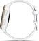  GARMIN VENU SQ 2 WHITE WITH CREAM GOLD BEZEL