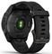  GARMIN FENIX 7S SAPPHIRE SOLAR TITANIUM CARBON GRAY DLC WITH BLACK