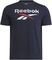  REEBOK IDENTITY BIG STACKED LOGO TEE   (S)