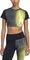 ΜΠΛΟΥΖΑΚΙ REEBOK LUX BOLD CROP TOP ΜΑΥΡΟ/ΛΑΪΜ (XS)