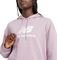  NEW BALANCE SPORT ESSENTIALS FRENCH TERRY LOGO HOODIE  (S)